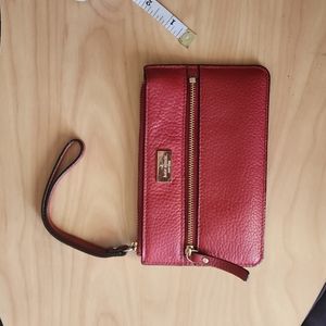Red Kate Spade Wristlet